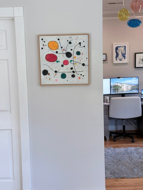 Molecules of Happiness installed near a collector’s front entry