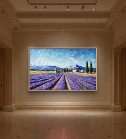 Lavender Pathway Fine Art Club Original