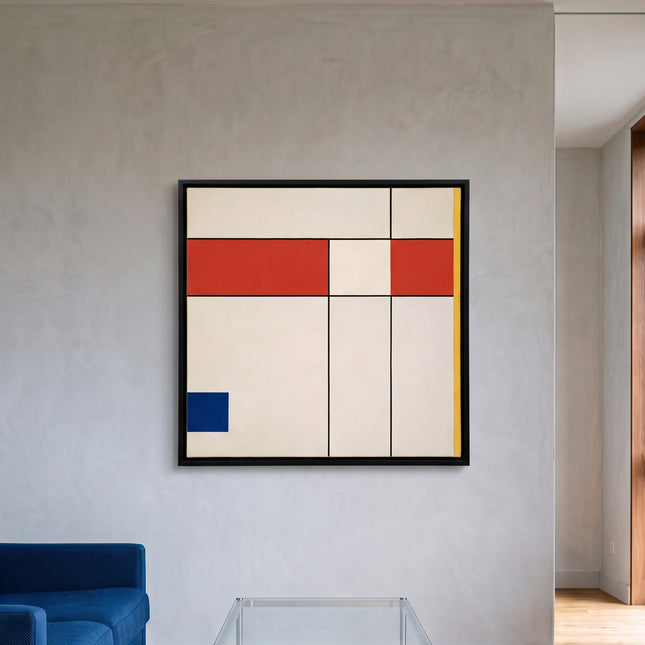 Red Span — in its individually designed living room; digital artwork visualization