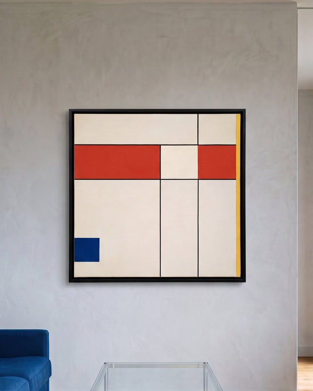 Red Span — in its individually designed living room; digital artwork visualization