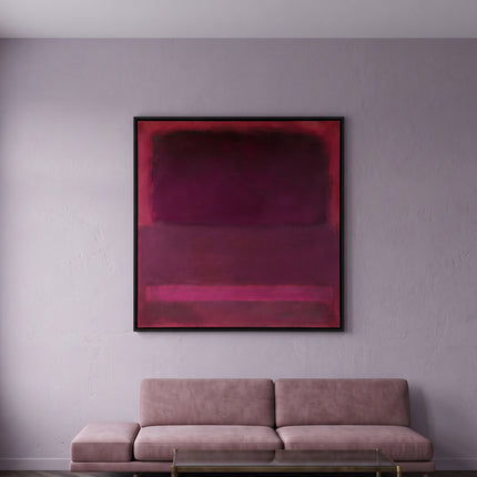Violet Quiet — in its individually designed living room; digital artwork visualization