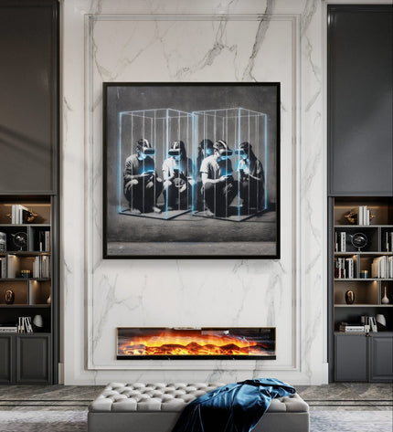 Pixel Cage Fine Art Club Original