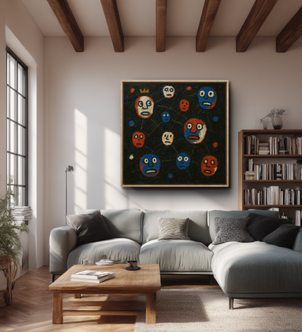 Cosmic Conversations Fine Art Club Original