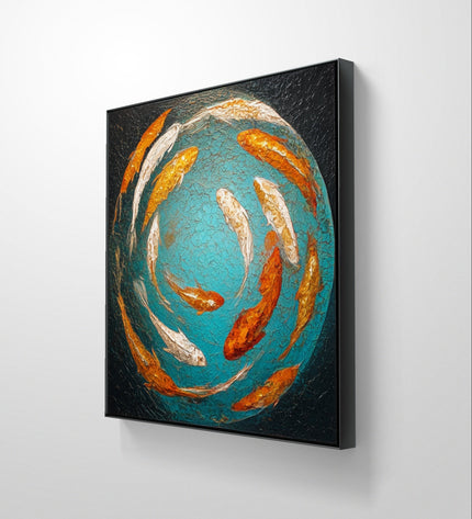 Koi of Prosperity Fine Art Club Original