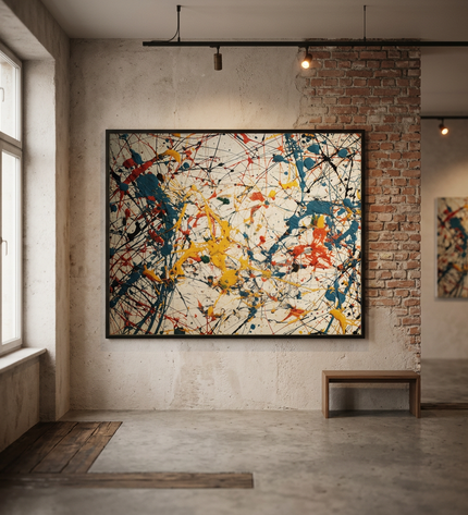 Sparks of Existence displayed in a contemporary gallery setting