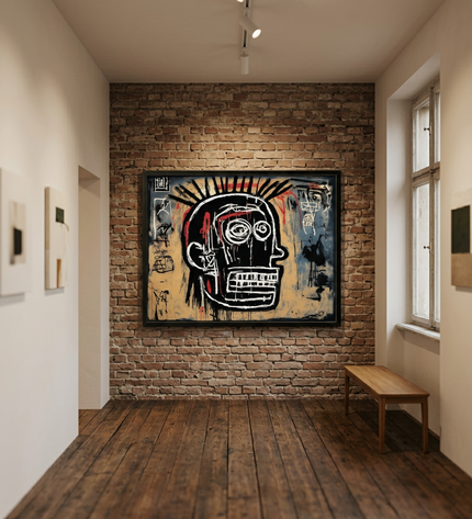 Primal Identity displayed in a contemporary gallery setting