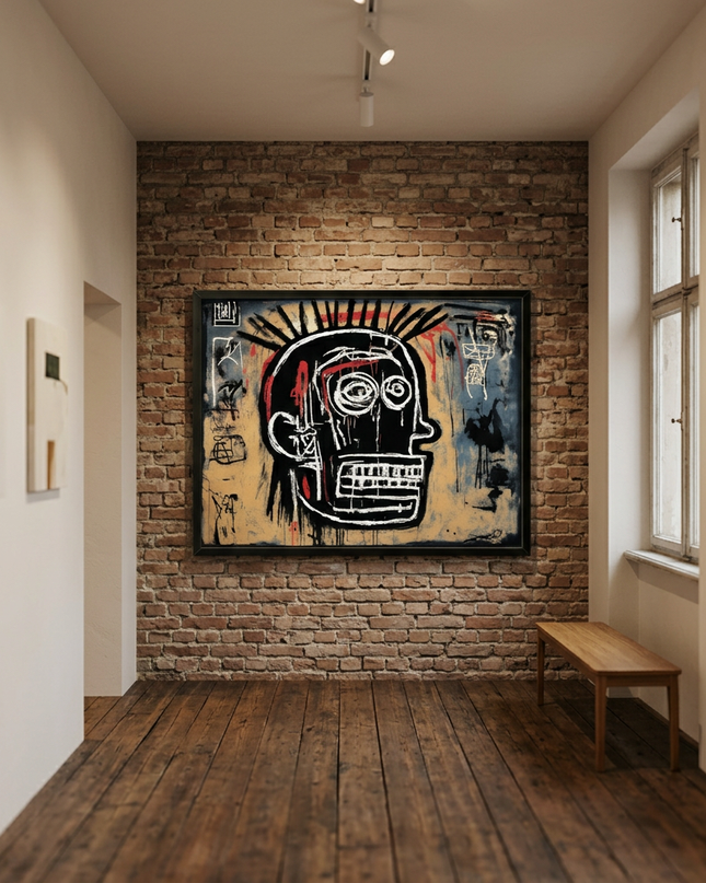 Primal Identity displayed in a contemporary gallery setting