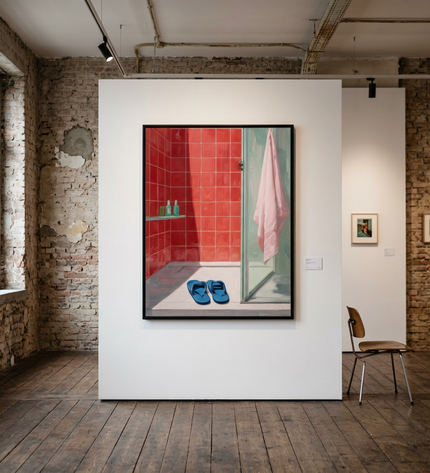 Holiday Vibe displayed in a contemporary gallery setting