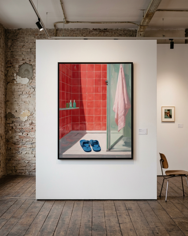 Holiday Vibe displayed in a contemporary gallery setting