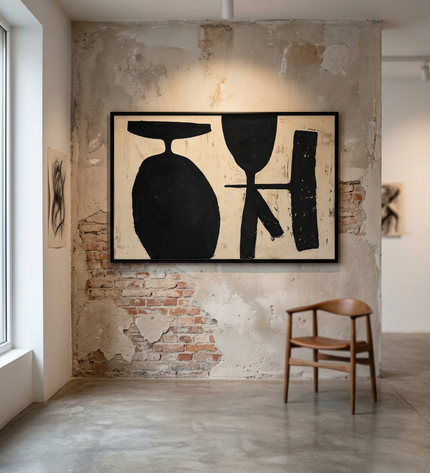 Form & Essence displayed in a contemporary gallery setting