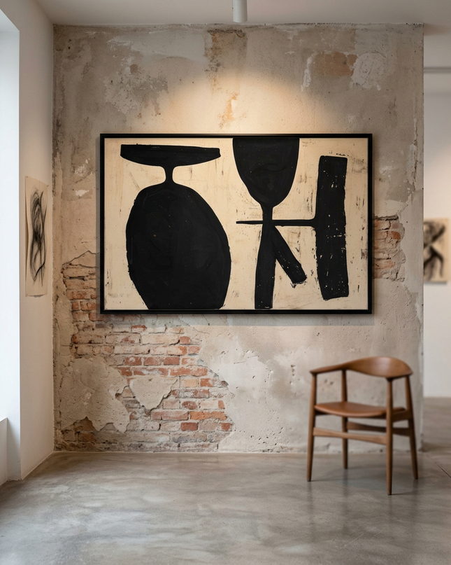 Form & Essence displayed in a contemporary gallery setting