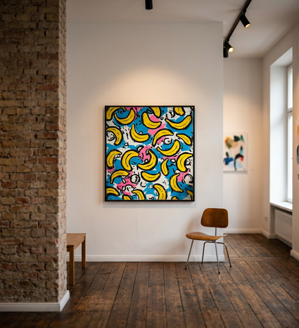 Tropical Pop displayed in a contemporary gallery setting