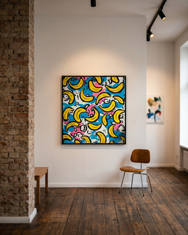 Tropical Pop displayed in a contemporary gallery setting