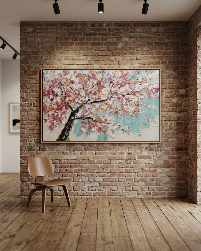 Cherry Sky displayed in a contemporary gallery setting