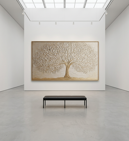 Blooming Growth displayed in a contemporary gallery setting