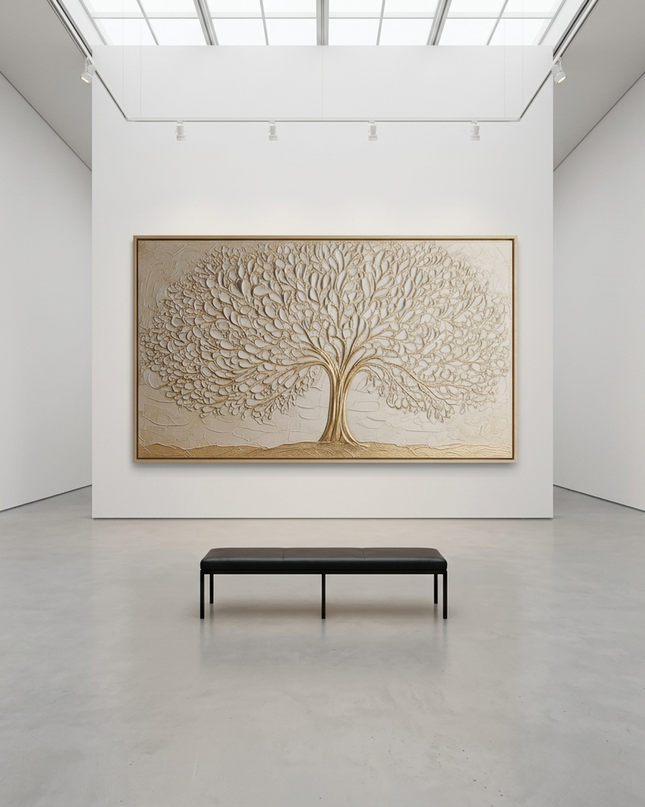 Blooming Growth displayed in a contemporary gallery setting