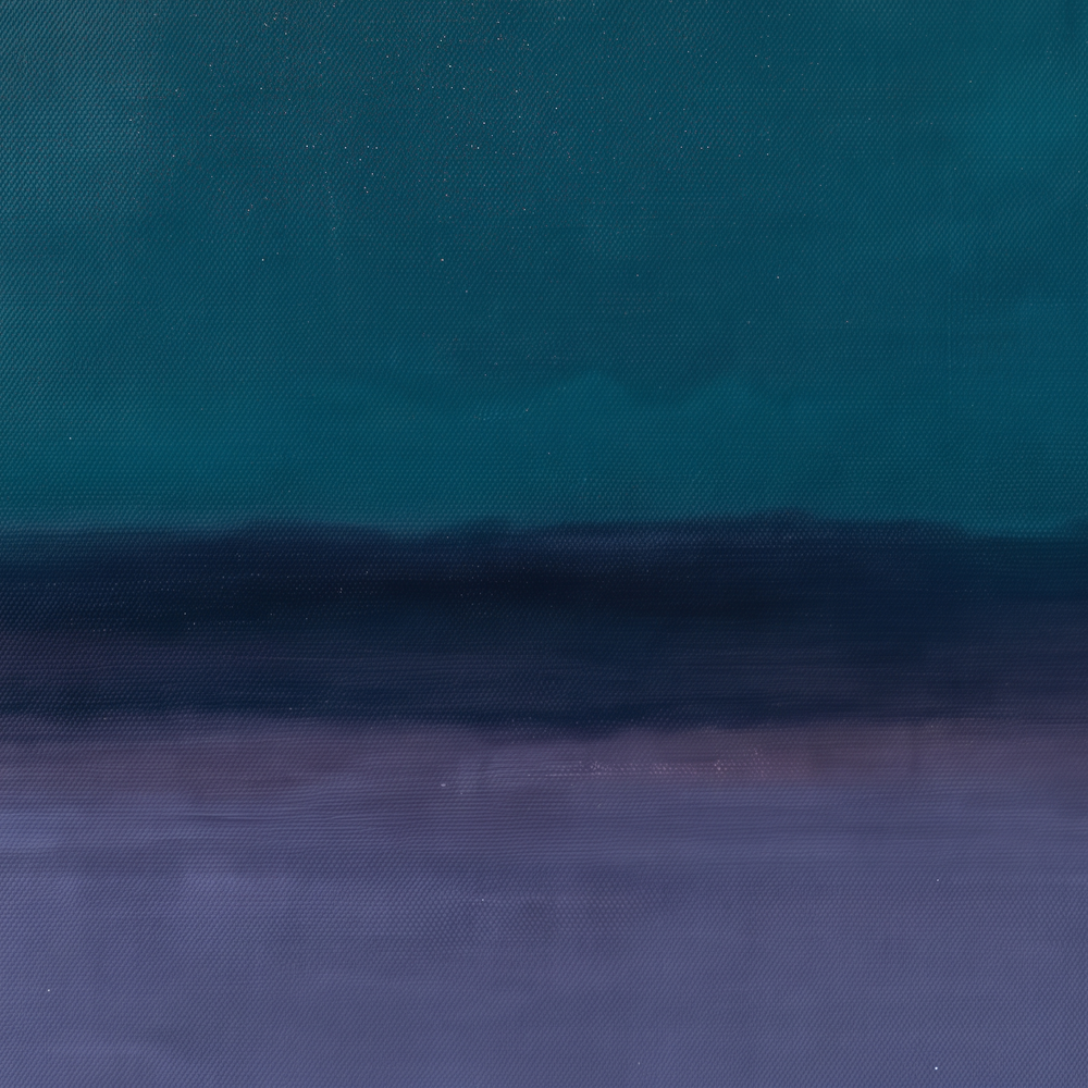 Paint and brushwork of Midnight Petrol up close