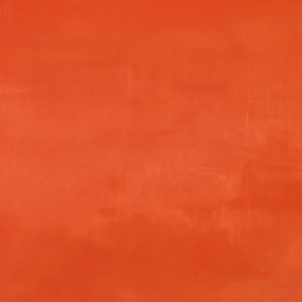 Paint and brushwork of Orange Horizon up close