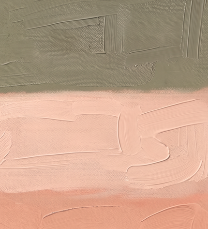 Persimmon Distance — gently angled paint-surface detail; digital artwork visualization