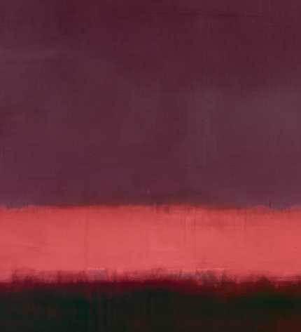 Plum Aftertone — gently angled paint-surface detail; digital artwork visualization