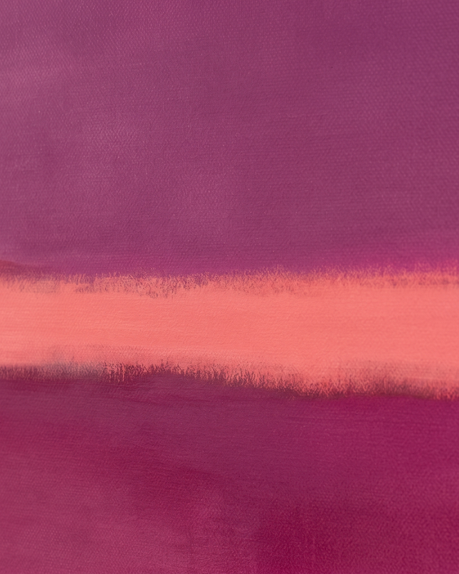 Violet Stillwater — gently angled paint-surface detail; digital artwork visualization