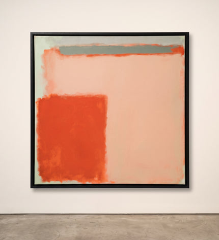 Apricot Interval — gallery presentation; digital artwork visualization