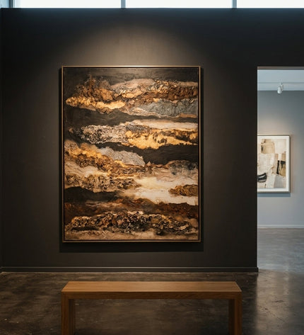 Aurum Strata displayed in gallery setting