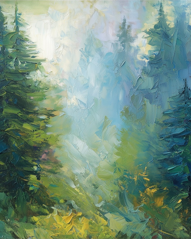 Morning in the Woods