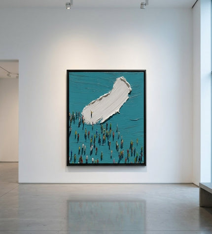Center Stage displayed in gallery setting