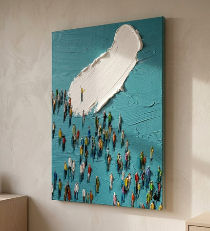 Center Stage hand-painted original as gallery wrap canvas preview
