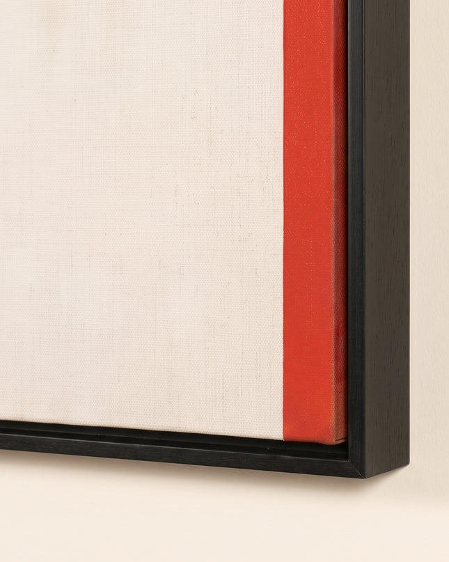 Counterline — framed corner and paint-surface detail; digital artwork visualization