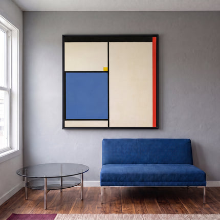 Counterline — in its individually designed living room; digital artwork visualization