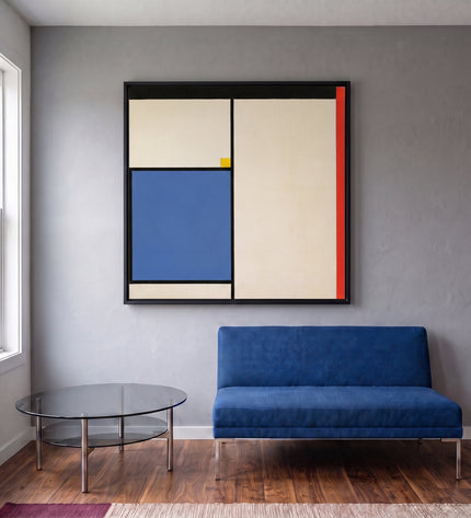 Counterline — in its individually designed living room; digital artwork visualization