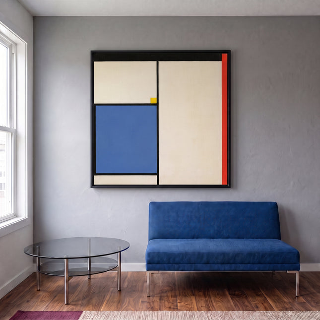 Counterline — in its individually designed living room; digital artwork visualization
