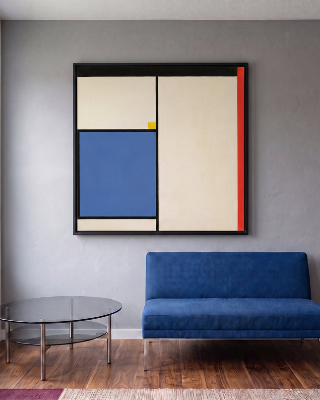 Counterline — in its individually designed living room; digital artwork visualization