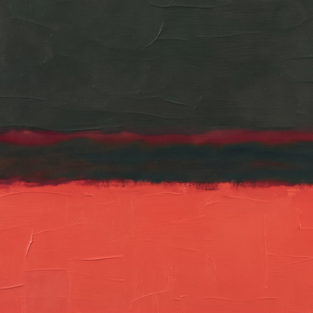 Paint and brushwork of Crimson Chamber up close