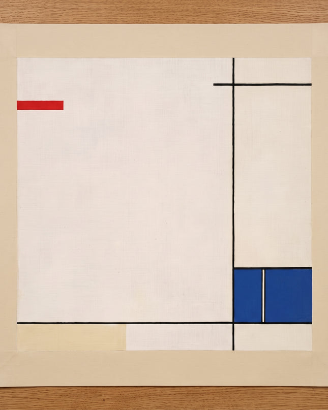 Distant Signals — flat unstretched canvas with blank margins; digital artwork visualization