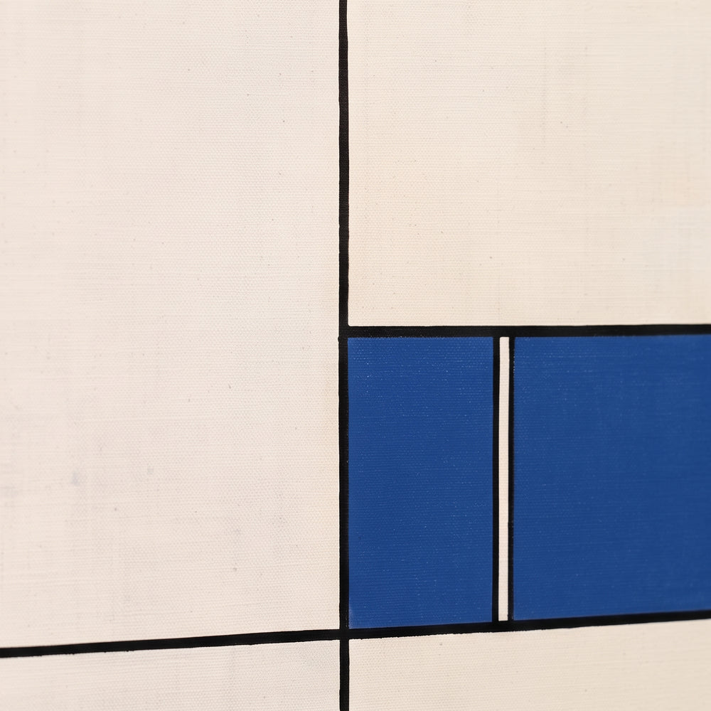 Paint and brushwork of Distant Signals up close