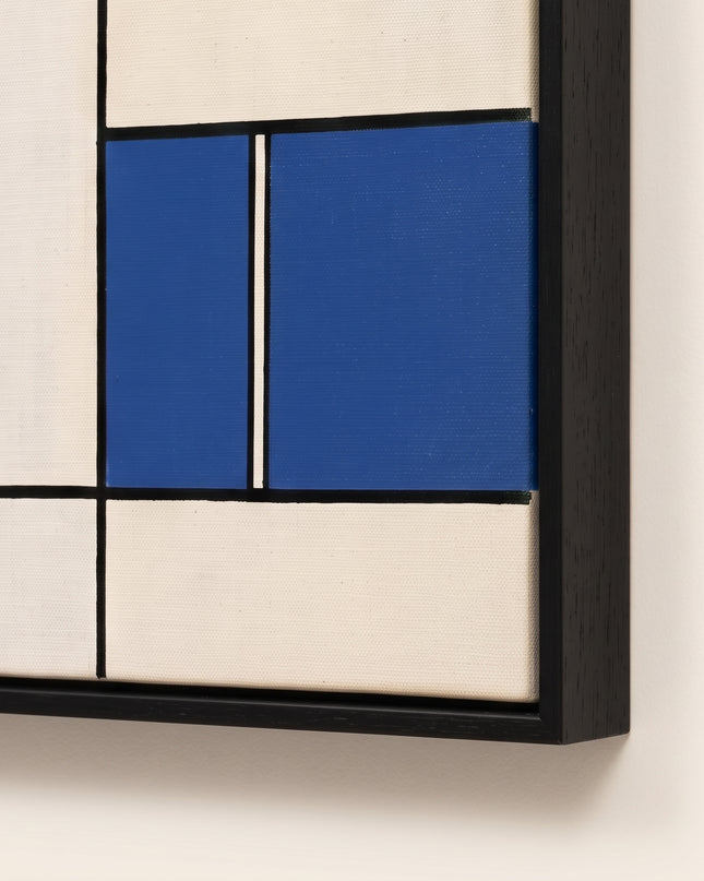 Distant Signals — framed corner and paint-surface detail; digital artwork visualization