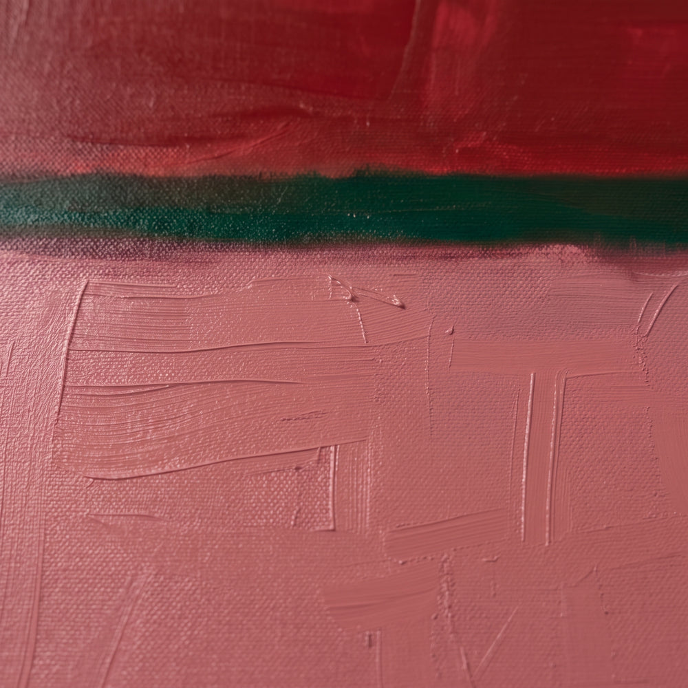 Paint and brushwork of Ember Below up close