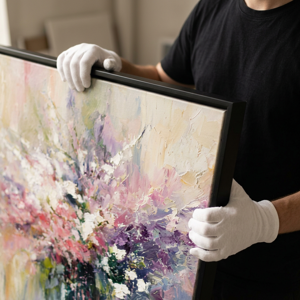 Spring Sonata handled with gloves