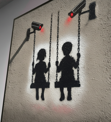 Surveillance Playground Fine Art Club Original