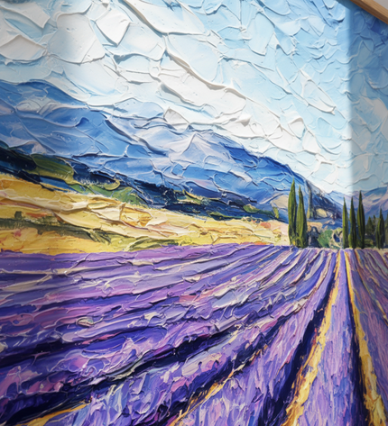 Lavender Pathway Fine Art Club Original
