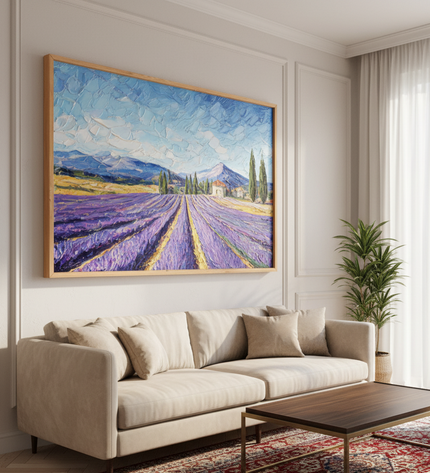 Lavender Pathway Fine Art Club Original