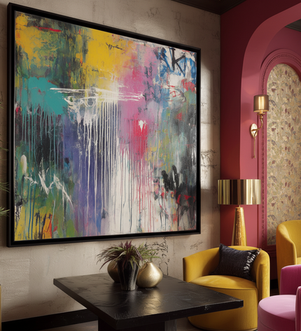 Neon Drizzle Fine Art Club Original