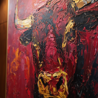 Bull of Fortune Fine Art Club Original