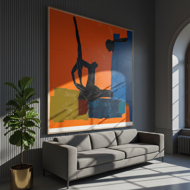 <h1>Hand-painted modern art that transforms your home.</h1>