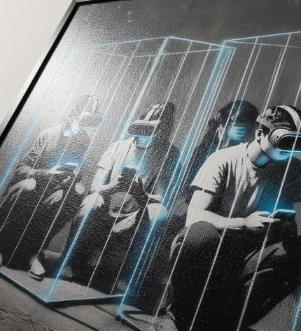 Pixel Cage Fine Art Club Original