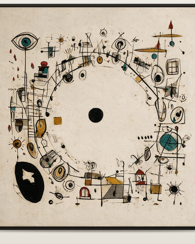 Inner Circle — full artwork in a black wooden frame
