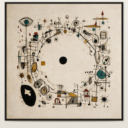 Inner Circle — full artwork in a black wooden frame